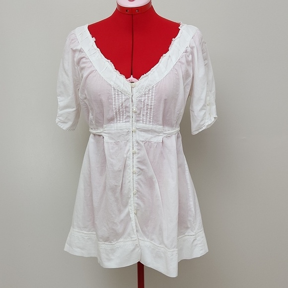 Dkny Tops - DKNY JEANS 100% cotton button down top